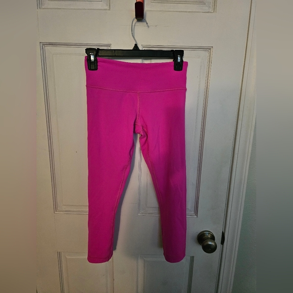 LULULEMON REVERSIBLE WOMEN'S WUNDER UNDER LEGGINGS PINK/BLACK Sz 4 - Picture 11 of 12